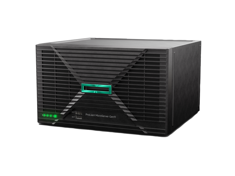 HPE ProLiant MicroServer Gen11 server with one Intel® Xeon® E-2434